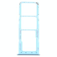 Per Samsung Galaxy A32 SM-A325 Vassoio scheda SIM + Vassoio scheda SIM + Vassoio scheda micro SD (Blu)