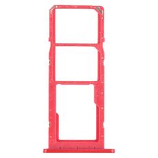 Per Samsung Galaxy A02s SM-A025 Vassoio scheda SIM + Vassoio scheda SIM + Vassoio scheda micro SD (rosso)