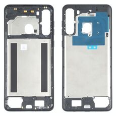 Per Samsung Galaxy A21 SM-A215 Cornice con cornice centrale (nera)