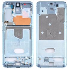 Per Samsung Galaxy S20 Cornice con cornice centrale (blu)
