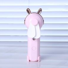 Dispositivo idratante portatile Ventilatore a pagamento Mini USB Carica Umidificazione spray Small Fan (M9 Rosa Rabbit)