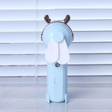 Dispositivo idratante portatile Ventilatore a pagamento Mini USB Carica di ricarica Umidificazione spray Small Fan (M11 Blue Deer)