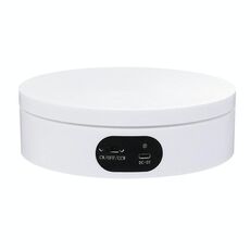 Tavolo da tavolo rotante automatico USB ND120 Tavolo da tavolo Panoramica a mano (Bianco)