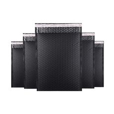 100 pezzi di pellicola di coestrusione nera per sacchetti a bolle d'aria per imballaggio logistico borsa express antiurto 15x20 + 4 cm