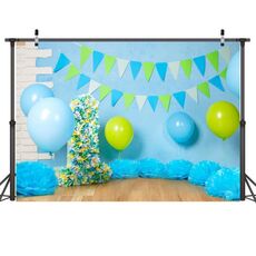 2.1m x 1,5 m di un anno di un anno di compleanno fotography sfondo panno di compleanno festa decorazione sfondo foto (579)