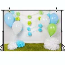 2.1m x 1,5 m di un anno di un anno di compleanno fotography sfondo panno di compleanno festa decorazione foto sfondo (586)