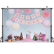 2.1m x 1,5 m di un anno di un anno di compleanno fotography sfondo panno di compleanno festa decorazione sfondo foto (587)