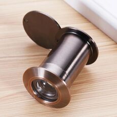 2 PCS Sicurezza porta cat Eye HD Lente in vetro HD 200 gradi Angolo Anti-Tiny Hotel Porta dell'hotel, Specifica: Bronzo rosso da 26 mm