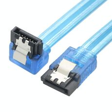 Mini SAS al cavo dati SATA con cassa del disco rigido in treccia intrecciata, specifica: femmina dritto al gomito femminile -0,5 m