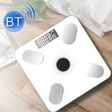 Smart Bluetooth Peso Bilancia Home Body Fat Misurazione del grasso Bilancia sanitaria Solar + Modello di carica (film per serigrafia bianca)