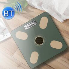 Smart Bluetooth Bilancia Bisogbi Body Body Fat Misurazione Bilancia sanitaria Solar + Modello di carica (inchiostro verde (film serigrafia)))