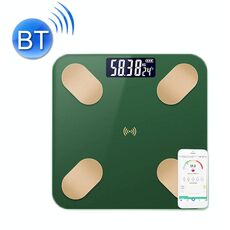 Smart Bluetooth Bilancia Bisogbi Body Body Misurazione del grasso Bilancia sanitaria Solar + Modello di carica (Emerald Gold True Class)