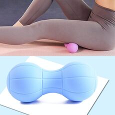 Fascia Ball Muscle Relax Yoga Ball Back Massage Palla in silicone, Specifica: pallacanestro Blue Arachut Ball