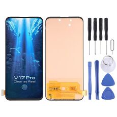 Schermo LCD in materiale TFT e assemblaggio completo del digitalizzatore (non supporta l'identificazione delle impronte digitali) per Vivo V17 Pro