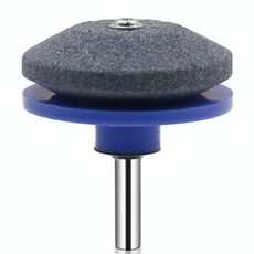 6 pezzi di macinazione della pietra industriale Affilatrice industriale Affilatrice Accumulo Attrezzo della macinazione dell'usura Testa di rettificata resistente all'usura, Specifica: Blu di plastica