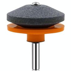 6 pezzi di macinazione della pietra industriale Affilatrice industriale Affilatrice Ambermatrice Strumento di rettifica Asura Testa di macinazione resistente all'usura, Specifica: Plastica Arancione
