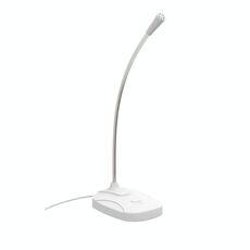 Desktop Computer Game Live Broadcast K canzone Conference Confenser Microphone, Colore: scheda audio integrata M60-USB Bianco