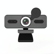 C360 4K Network Fotocamera per fotocamera per computer ad alta definizione Beautifying Light Beautifying Welli con microfono omnidirezionale, lunghezza del cavo: 1,8 m