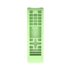 Custodia protettiva per telecomando in silicone da 2 pezzi per Samsung BN59 AA59 (Y6 verde notte)