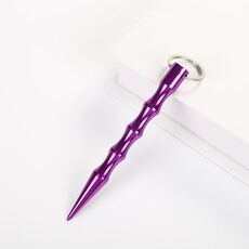 10 PCS Outdoor Anti-Wolf Fornies Attrezzature Attrezzature Stick con portachiavi (viola)