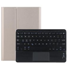 DY-P10-C 2 in 1 tastiera Bluetooth rimovibile + custodia protettiva in pelle con touchpad e supporto per Lenovo Tab P10 10.1 pollici (oro)