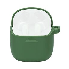 Custodia protettiva anti-autunno auricolari senza fili con auricolari wireless per JBL TUNE 220TWS (erba verde)