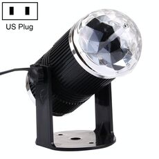 Lampada da palcoscenico da 3W mini rotante a sfera a sfera magica, spina statunitense