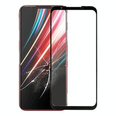 Lente in vetro esterno a schermo frontale per ZTE Nubia Red Magic 5G NX659J (nero)
