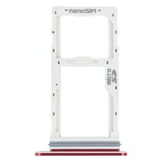 Cassettiera della scheda SIM + vassoio della scheda SIM / vassoio micro scheda SD per LG Velvet 5G LM-G900n LM-G900EM LM-G900 LM-G900TM (rosso)