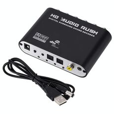 SPDIF Coassiale a RCA DTS AC3 Audio Decoder 5.1ch Amplificatore digitale ottico Convertitore analogico e amplificatore HD Audio