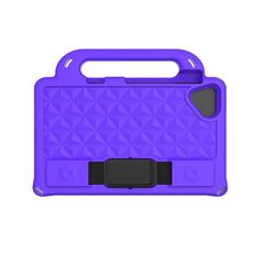 Per Huawei MediaPad M5 Lite 8,0 pollici serie Diamond Series EVA Portatile Anti Anti Fall Fall Anti Caduta Shell protettiva con staffa / cinturino (viola)