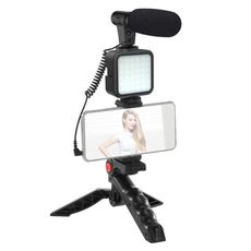 KIT-01LM 3 in 1 Video Shooting LED Light Light Portable Treppiede Microfono in diretta, Specifiche: Modelli della batteria