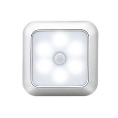 1143 Sensazione del corpo umano Luce notturna Smart Home Sensing luci, colore chiaro: luce bianca in argento