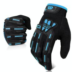West Biking YP0211208 Guanti da equitazione Bici da moto Bike Long Finger Anticoll Touch Screen Guanti, Dimensioni: XL (Black Blue)