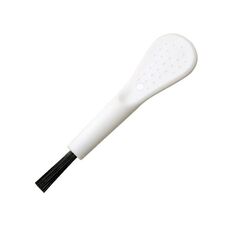 100 pz ZX-008 Plastica Mini Spazzola per cellulare Schermo per cellulare Mosquito Lampada Umidificatore Umidificatore Spazzola per la pulizia della tastiera (manico bianco Capelli neri)