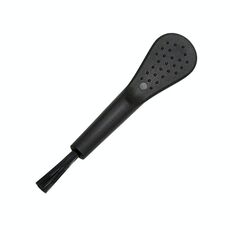 100 pz ZX-008 Plastica Mini Spazzola per cellulare Schermo per cellulare Mosquito Lampada Umidificatore Umidificatore Pennello per la pulizia della tastiera (maniglia nera Capelli neri)