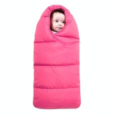 Trapunta neonato calda addensata con sacco a pelo, misura: 90 cm, per 1-2 anni (rossa)