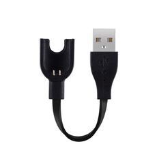 Caricatore USB con bracciale in filo di rame puro per Xiaomi Mi Band 3 (nero)