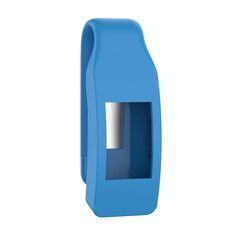 Custodia protettiva con bottone a clip in silicone per smartwatch per Fitbit Inspire / Inspire HR / Ace 2 (blu cielo)