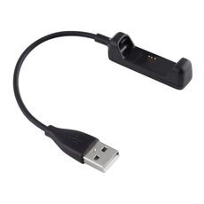 Per Fitbit Flex 2 Cavo di ricarica USB di ricambio Cavo di ricarica Cinturino tracker con funzione di ripristino, Lunghezza cavo: circa 17 cm (nero)