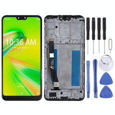 Schermo LCD OEM per Asus Zenfone Max Plus (M2) ZB634KL A001D Digitizer Assemblaggio completo con cornice (nero)