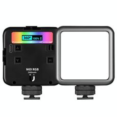 N69 2500-9000K + RGB Fotocamera Fill Light Piccola fotografica a colori Full Photography Light portatile portatile luce notte luce LED Pocket Light