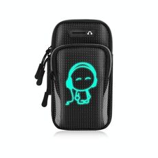 2 pz che eseguono il sacchetto del braccio del telefono cellulare Borsa da polso sportiva universale per i telefoni cellulari entro 6 pollici, Colore: bambola grigia