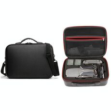 Custodia da viaggio portatile da viaggio impermeabile a spalla singola a due piani Custodia da viaggio per DJI Mavic Air (nera)