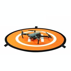 Grembiule da parcheggio portatile RC Drone Quadcopter Pad di atterraggio ripiegabile Parcheggio su asfalto per DJI Mavic Pro / Phantom 3/4, diametro 75 cm (arancione + blu)