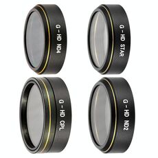 4 in 1 HD Drone Star Effect + ND2 + ND4 + Kit filtro obiettivo CPL per DJI Phantom 4 Pro