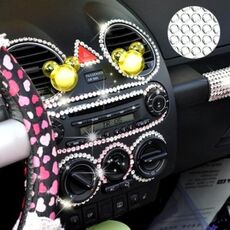 4mm glitter cristallo diamante decorazione / brillante strass adesivo per adesivo auto e ornamento cellulare (argento)