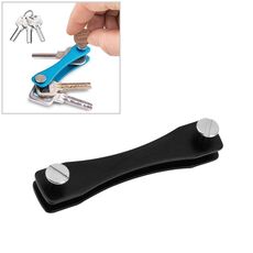 Clip porta chiavi in ​​metallo portatile (nera)