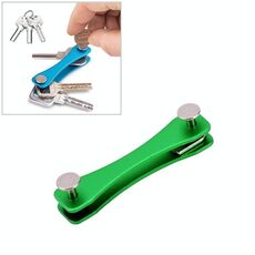 Clip porta chiavi in ​​metallo portatile (verde)