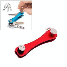Clip porta chiavi in ​​metallo portatile (rossa)